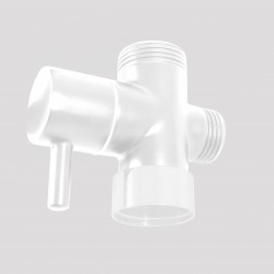 RAV Slezák - Keramický prepínač k sprchovacím tyčiam - Biela - matná MD0629BMAT (MD0629BMAT)