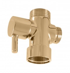 RAV Slezák - Keramický prepínač k sprchovacím tyčiam - zlatá lesklá, Farba: ZLATÁ - lesklá (MD0629Z)