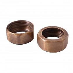 RAV Slezák - Matka na excenter, Farba: stará mosadz, Rozmer: 2 ks (SD0070SM)