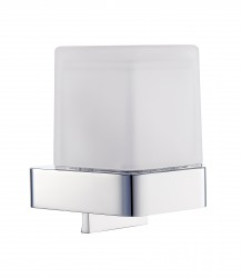 RAV Slezák - NIL - Kúpeľňový doplnok Dávkovač tekutého mydla sklenený, Chróm NLA0304 (NLA0304)