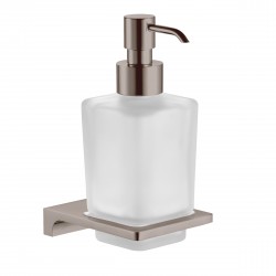 RAV Slezák - NIL - Kúpeľňový doplnok Dávkovač tekutého mydla sklenený, Metal Grey lesklá NLA0303MGL (NLA0303MGL)