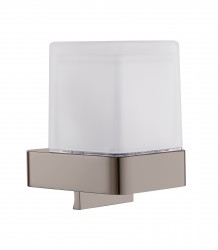 RAV Slezák - NIL - Kúpeľňový doplnok Dávkovač tekutého mydla sklenený, Metal Grey lesklá NLA0304MGL (NLA0304MGL)