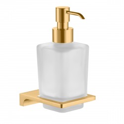 RAV Slezák - NIL - Kúpeľňový doplnok Dávkovač tekutého mydla sklenený, Zlatá - kartáčovaná NLA0303ZK (NLA0303ZK)