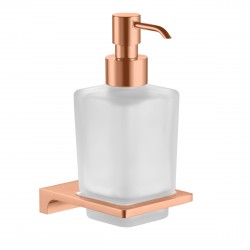 RAV Slezák - NIL - Kúpeľňový doplnok Dávkovač tekutého mydla sklenený, Zlatá Ružová - lesklá NLA0303ZRL (NLA0303ZRL)