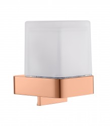 RAV Slezák - NIL - Kúpeľňový doplnok Dávkovač tekutého mydla sklenený, Zlatá Ružová - lesklá NLA0304ZRL (NLA0304ZRL)