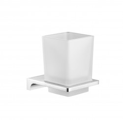 RAV Slezák - NIL - Kúpeľňový doplnok Držiak kefiek sklenený, Chróm NLA0201 (NLA0201)