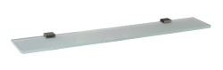 RAV Slezák - NIL - Kúpeľňový doplnok Polička sklenená 600 mm, Metal Grey NLA0900/60MG (NLA0900/60MG)