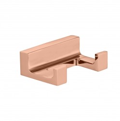 RAV Slezák - NIL - Kúpeľňový doplnok Vešiačik dvojitý Kúpeľňový doplnok, Zlatá Ružová - lesklá NLA0102ZRL (NLA0102ZRL)