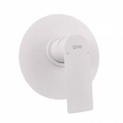 RAV Slezák - NIL - Sprchová batéria podomietková 1-cestná s telesom, Biela matná NL183LBMAT (NL183LBMAT)