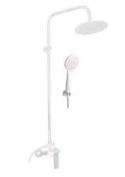 RAV Slezák - NIL - Sprchový systém s vodovodnou batériou, Biela - matná NL182.5/7-43BMAT (NL182.5/7-43BMAT)