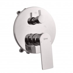 RAV Slezák - NIL - Vaňová/Sprchová batéria podomietková 2-cestná s telesom as boxom, Zlatá - lesklá NL185BOX (NL185BOX)