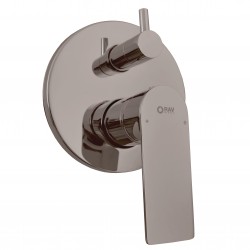 RAV Slezák - NIL - Vaňová/Sprchová batéria podomietková 2-cestná s telesom, Metal grey - lesklá NL185MGL (NL185MGL)