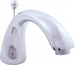 RAV Slezák - Okrúhly výtok s prepínačom, Farba: chróm (VOD6900)