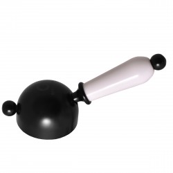 RAV Slezák - Páčka LABE čierna matná, Farba: čierna matná (KR3519CMAT)