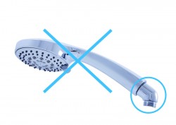 RAV Slezák - Prechodka k vaňové Vodopádové batérii, Farba: chróm (MD0108)