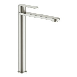 RAV Slezák - Rio INOX - Umývadlová vysoká batéria bez výpuste, Nikel kefovaná, Nikel - kefovaná, 1/2" (RI130.5IN)