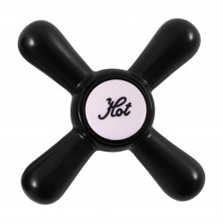 RAV Slezák - Rúčka MORAVA RETRO čierna matná, Farba: čierna matná, Rozmer: studená (KR1001CMAT)