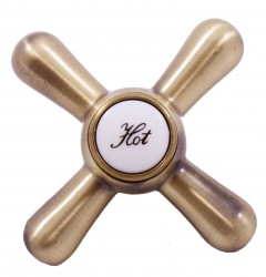 RAV Slezák - Rúčka MORAVA STARÁ MOSADZ, Farba: mosadz - 1, Rozmer: teplá (KR1002SM)