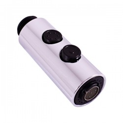 RAV Slezák - Ružica k drezové batériu, Farba: chróm / plast (PS0052)