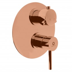 RAV Slezák - SEINA - Vaňová/Sprchová batéria podomietková 2-cestná s telesom, Zlatá ružová - kartáčovaná SE986KZRK (SE986KZRK)