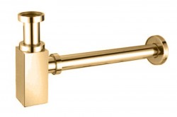 RAV Slezák - Sifón umývadlový zlato, Farba: zlato (MD0233Z)