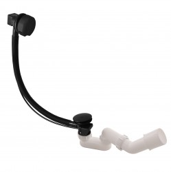 RAV Slezák - Sifón vaňový - ČIERNA MATNÁ, Farba: čierna matná, Rozmer: 700?? (MD0588CMAT)