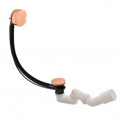 RAV Slezák - Sifón vaňový - ZLATÁ RUŽOVÁ - kartáčovaná matná, Farba: ZLATÁ RUŽOVÁ - kartáčovaná matná, Rozmer: 600 mm (MD0588ZRK)