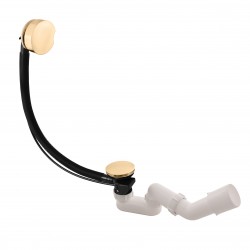 RAV Slezák - Sifón vaňový ZLATÝ, Farba: kov / zlato / plast, Rozmer: 700 mm (MD0588Z)