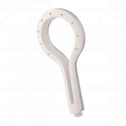 RAV Slezák - Sprchová ružica ručná, Farba: chróm / biela (PS0056)