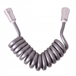 RAV Slezák - Sprchová špirálová hadica z odolného plastu šedá 150 cm, Farba: plast / satin, Rozmer: 150 cm (PH1510)