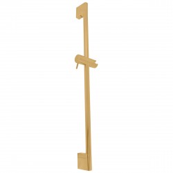 RAV Slezák - Sprchová tyč s posuvným držiakom - zlatá - kartáčovaná, Farba: ZLATÁ - kartáčovaná, Povrchová úprava: PVD (PD0015ZK)