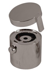 RAV Slezák - TERMOSTATICKÁ - Rúčka na reguláciu prietoku vody, Metal grey lesklá KR4032MGL (KR4032MGL)