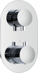 RAV Slezák - TERMOSTATICKÁ - Vaňová/Sprchová batéria podomietková 2-cestná s telesom, Chróm TRM86 (TRM86)