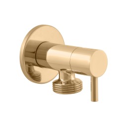 RAV Slezák - Ventil rohový práčkový 1/2" x 3/8", Zlatá - lesklá RV0234Z (RV0234Z)