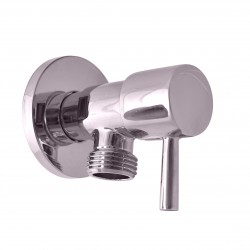 RAV Slezák - Ventil rohový práčkový, Farba: Chróm (RV0234)