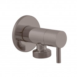 RAV Slezák - Ventil rohový práčkový - METAL GREY - kartáčovaná matná, Farba: METAL GREY - kartáčovaná matná (RV0234MGK)