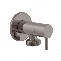 RAV Slezák - Ventil rohový práčkový - METAL GREY - lesklá, Farba: METAL GREY - lesklá (RV0234MGL)