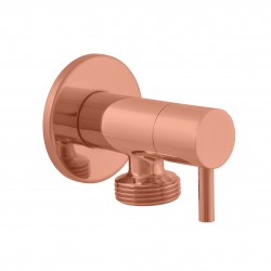 RAV Slezák - Ventil rohový práčkový - ZLATÁ RUŽOVÁ - kartáčovaná matná, Farba: ZLATÁ RUŽOVÁ - kartáčovaná (RV0234ZRK)