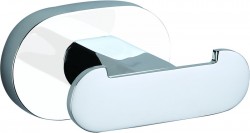 RAV Slezák - Vešiačik dvojitý, Farba: chróm / biela (YUA0102CB)