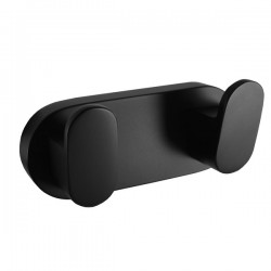 RAV Slezák - Vešiačik dvojitý, Farba: čierna matná (YUA0106CMAT)