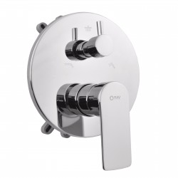 RAV Slezák - VLTAVA - Vaňová/Sprchová batéria podomietková 2-cestná s telesom as boxom, Chróm VT485BOX (VT485BOX)