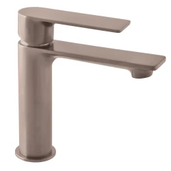 RAV Slezák - Vodovodná batéria umývadlová NIL - metal grey - kartáčovaná, Farba: METAL GREY - kartáčovaná , Povrchová úprava: PVD, Rozmer: 1/2'' (NL126.5MGK)