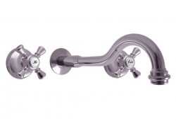 RAV Slezák - Vodovodná batéria umývadlová vstavaná MORAVA RETRO, Farba: chróm (MK331)