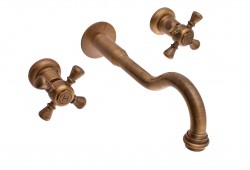 RAV Slezák - Vodovodná batéria umývadlová vstavaná MORAVA STARÁ MOSADZ, Farba: stará mosadz (MK331SM)