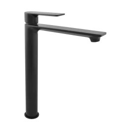 RAV Slezák - Vodovodná batéria umývadlová, vysoká NIL - čierna matná, Farba: Čierna matná, Rozmer: 1/2'' (NL130.5CMAT)