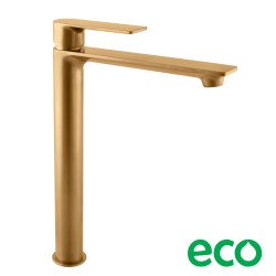 RAV Slezák - Vodovodná batéria umývadlová, vysoká NIL - zlatá - kartáčovaná, Farba: ZLATÁ RUŽOVÁ - kartáčovaná matná, Povrchová úprava: PVD, Rozmer: 3/8'' (NL130.0ZK)