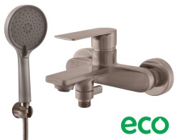 RAV Slezák - Vodovodná batéria vaňová NIL - metal grey - kartáčovaná, Farba: METAL GREY - kartáčovaná , Rozmer: 150 mm (NL154.5/1MGK)