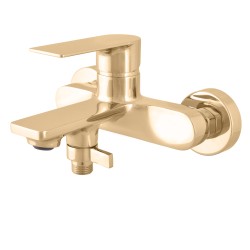 RAV Slezák - Vodovodná batéria vaňová NIL - zlatá - lesklá, Farba: zlato, Povrchová úprava: PVD, Rozmer: 150 mm (NL154.5Z)