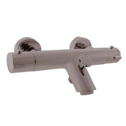 RAV Slezák - Vodovodná batéria vaňová TERMOSTATICKÁ - Metal grey - kartáčovaná, Farba: METAL GREY - kartáčovaná , Rozmer: 150 mm (TRM54.5MGK)