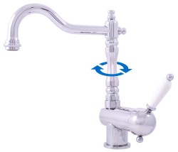 RAV Slezák - Vodovodné batérie drezová LABE, Farba: chróm, Rozmer: 1/2 '' L508.5 / 8